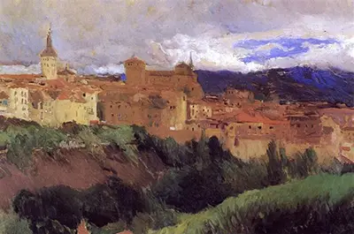 View of Segovia Joaquin Sorolla